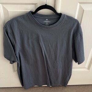 H&M Charcoal Crew Neck Tee